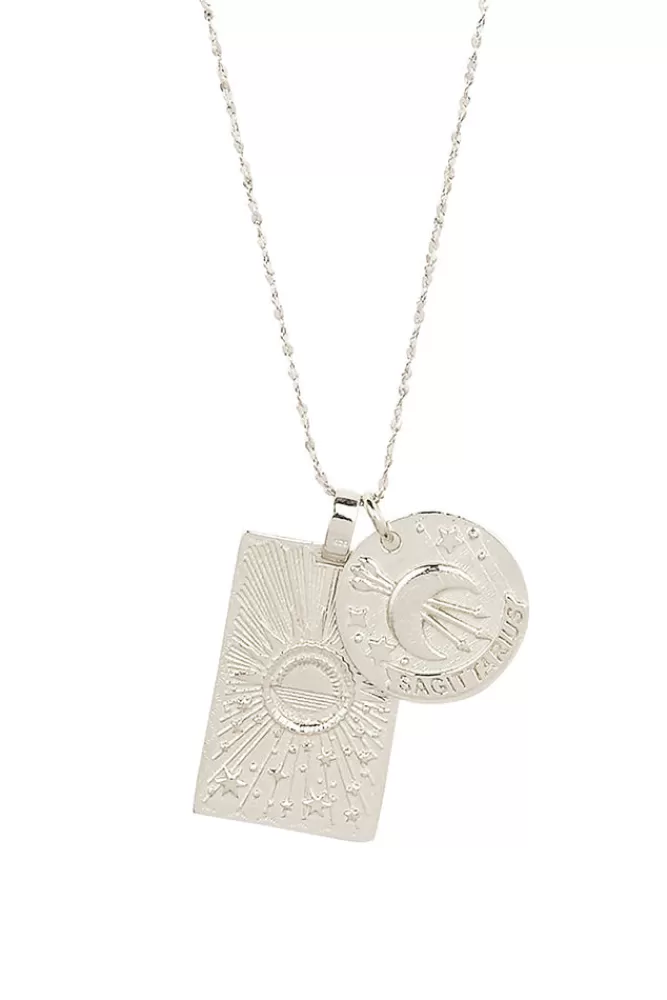 sagittarius_stargazer_zodiac_necklace_3.webp Silver Jewellery*Sagittarius Stargazer Zodiac Necklace