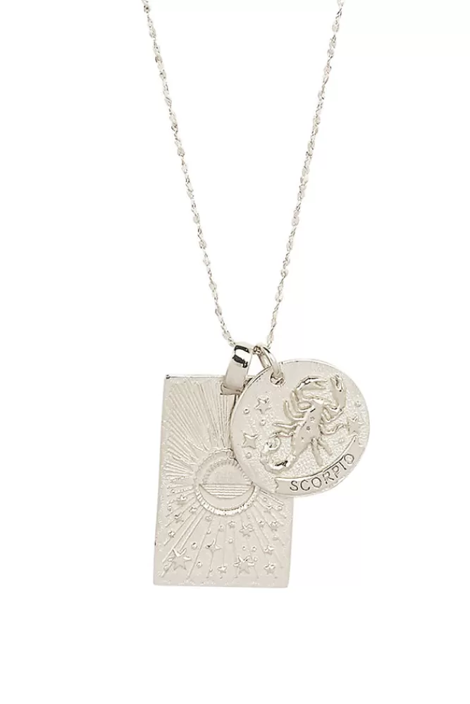 scorpio_stargazer_zodiac_necklace_3.webp Silver Jewellery*Scorpio Stargazer Zodiac Necklace